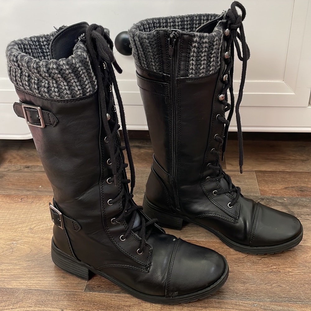 Route 66 MidCalf Laced Up Women Boots